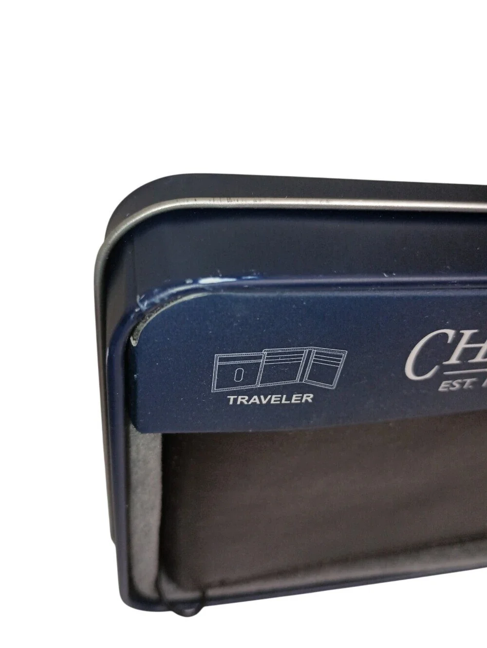 Chaps Men Dark Brown Traveler Bifold Genuine Leather Wallet RFID Protection